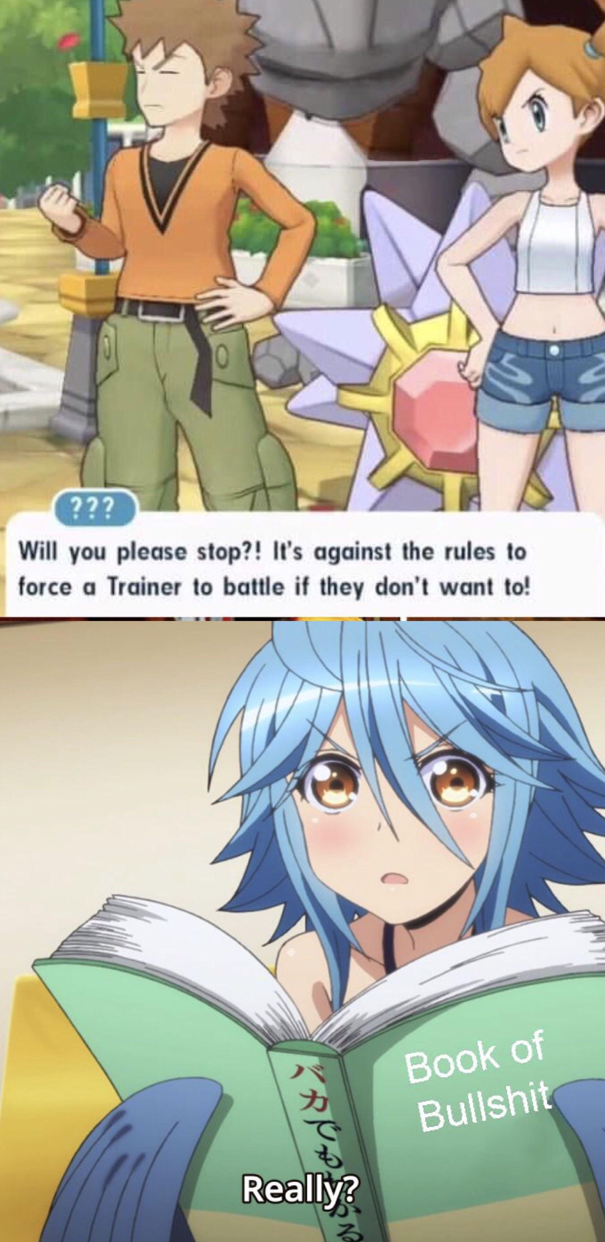Sometimes Pokémon contradicts itself