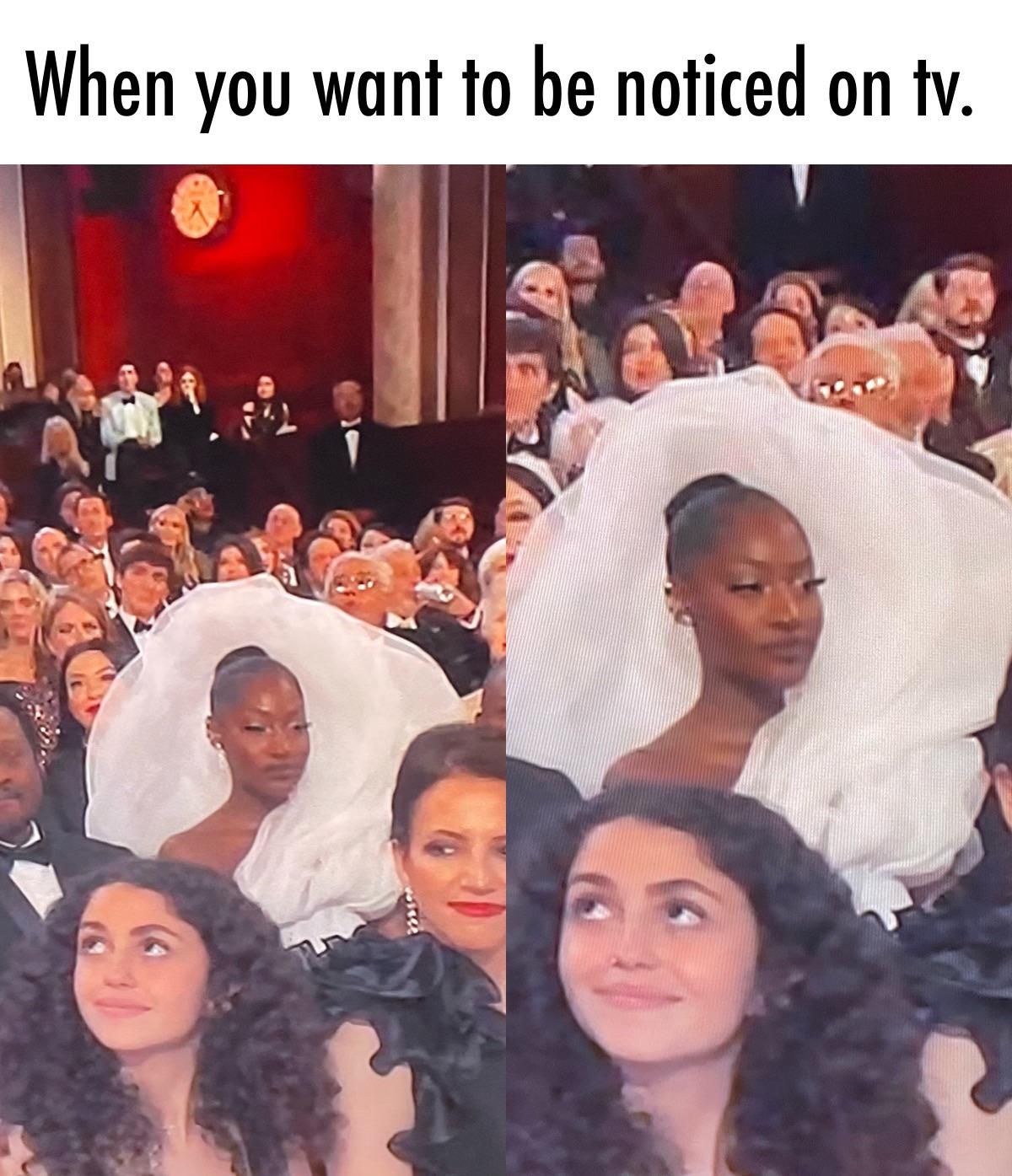 Meanwhile at the Oscars.