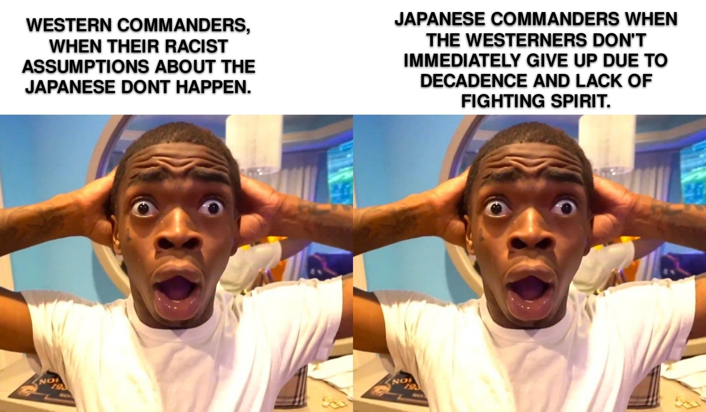Everyone started the war with bad assumptions.