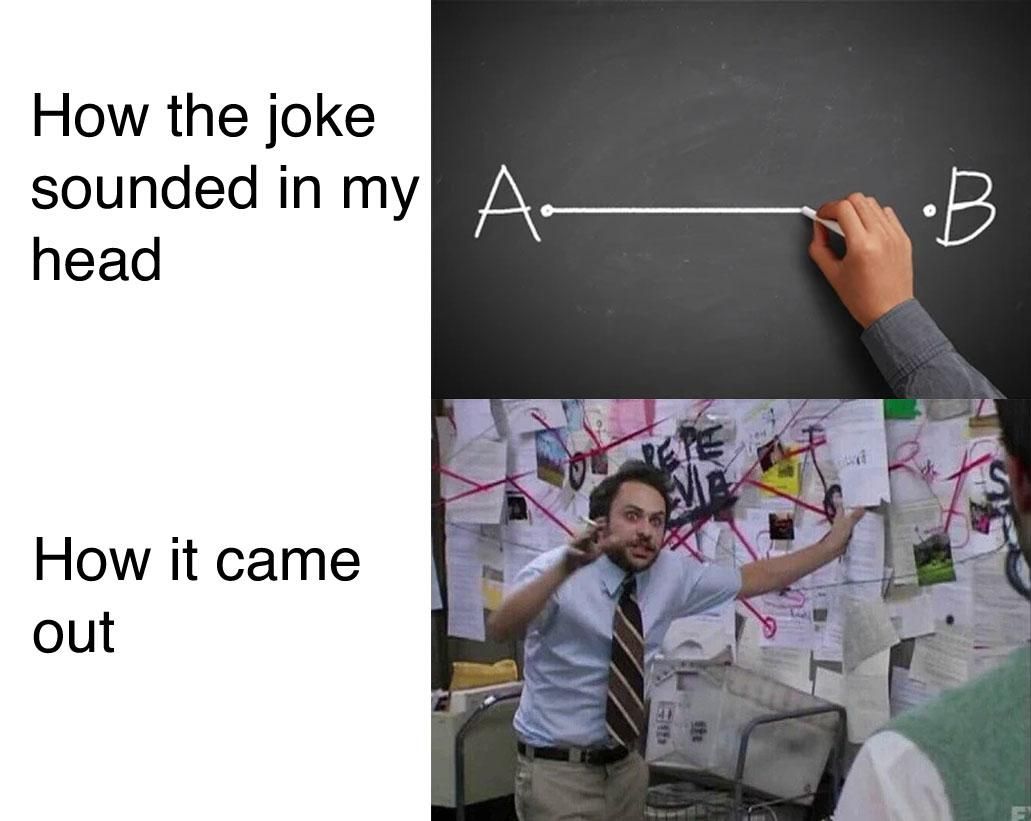 All my jokes kept missing today, hopefully this one is okay.