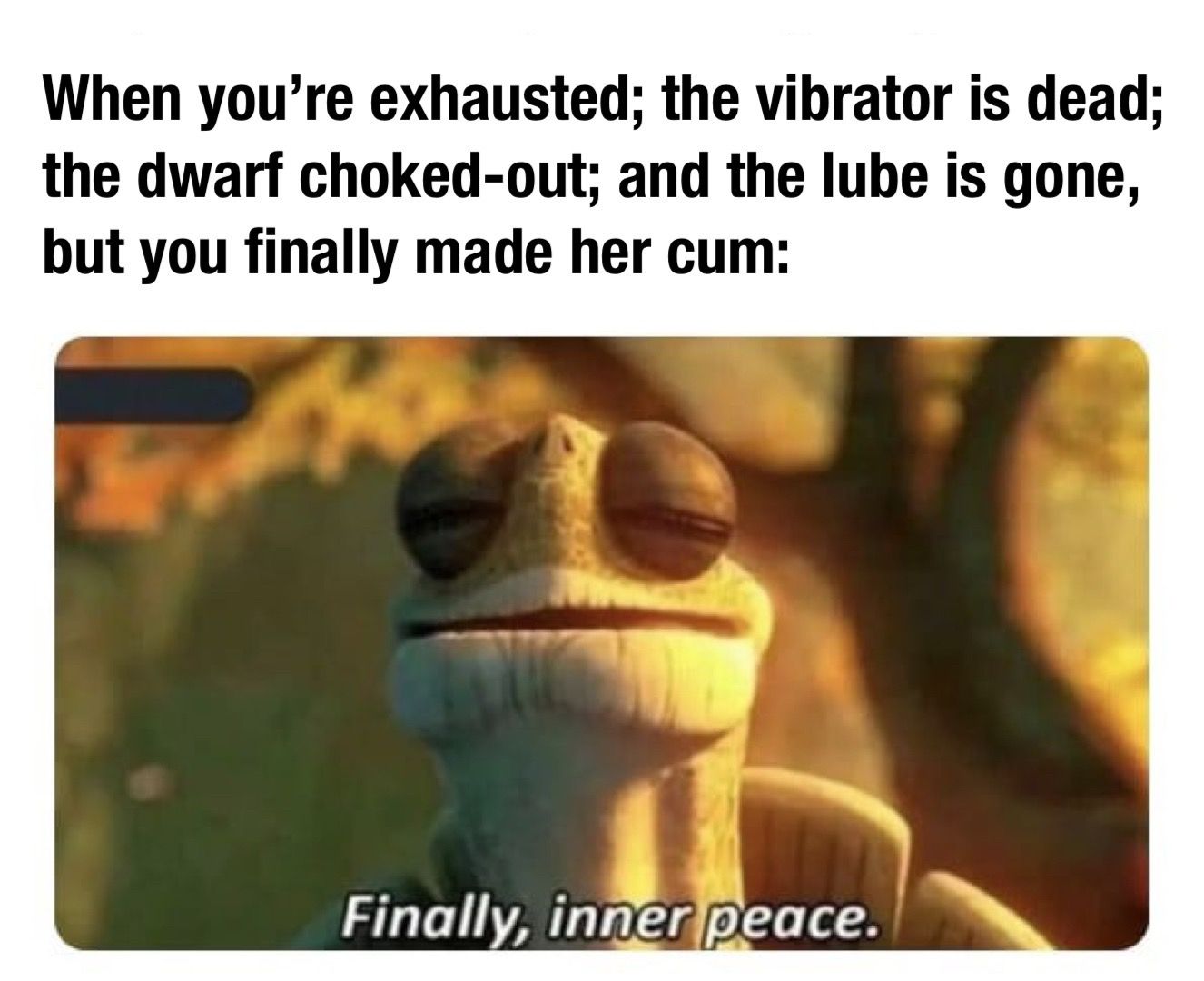 It almost killed me, but the work is done.