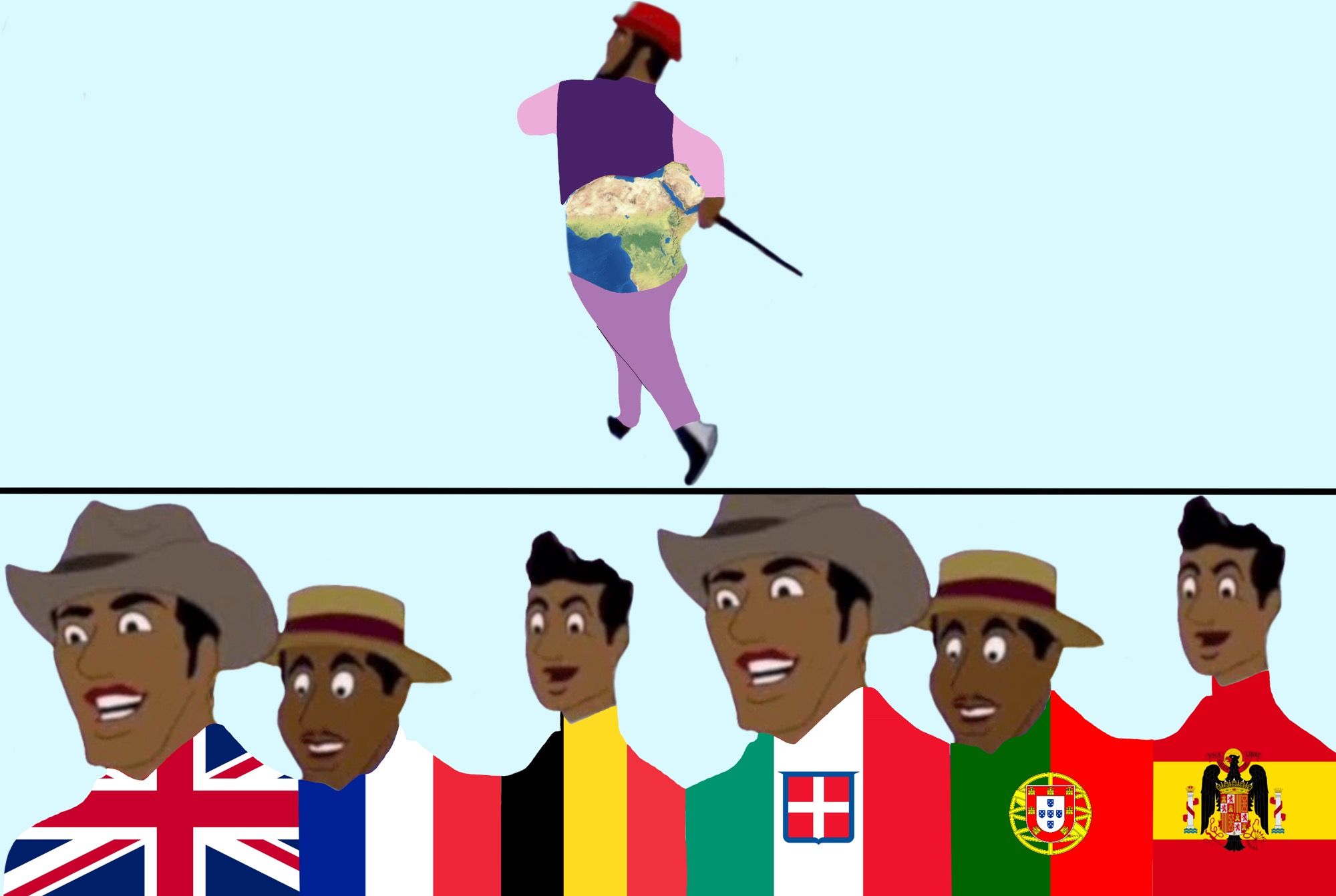 a meme i wasted my time on making using procreate, i think i better go study no?
