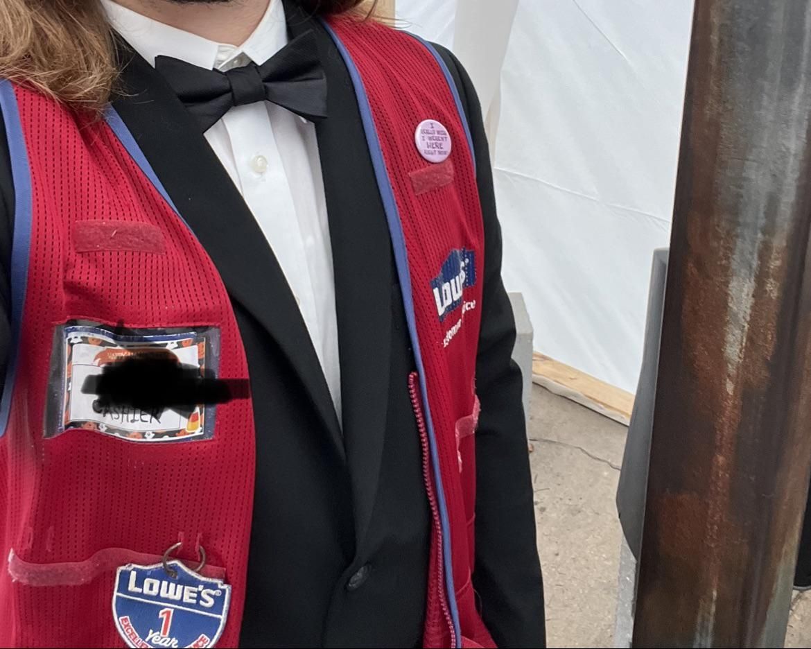 I wore a tux for my last day at work