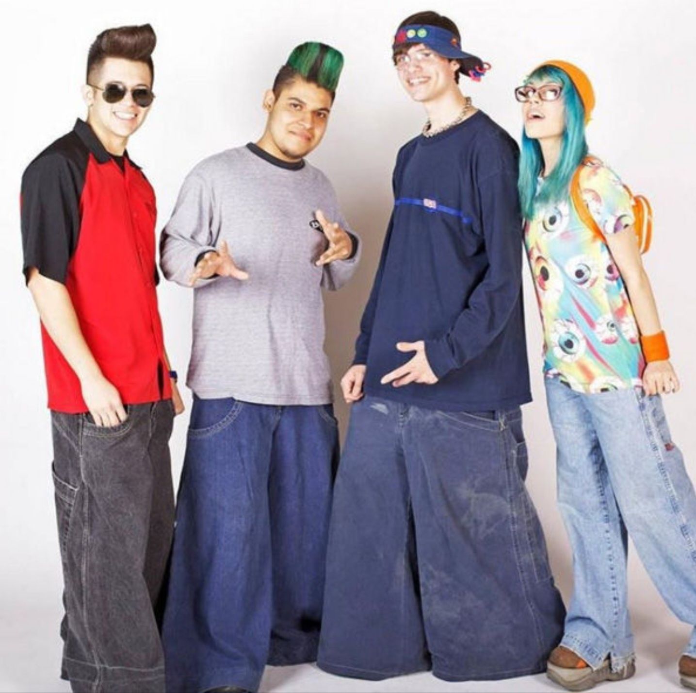 Teen fashion in the 90s