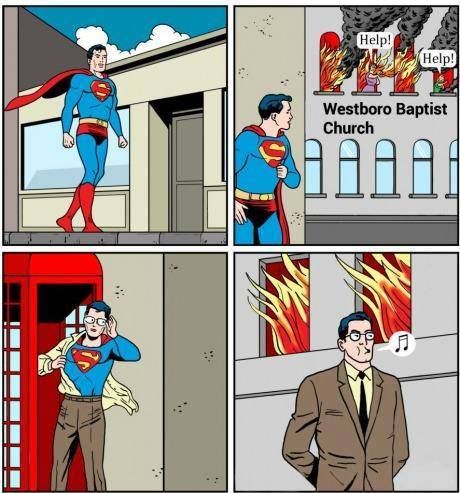 Superman is a badass!