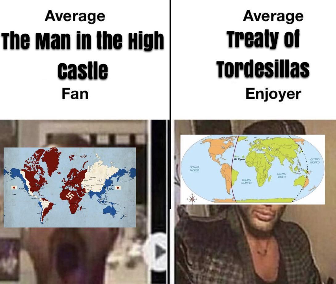 The Virgin Japanese and Nazis vs the Chad Spanish and Portuguese
