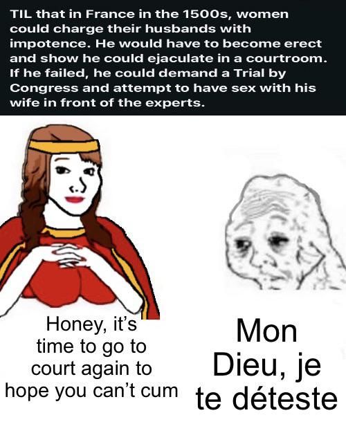 At the time, it was largely the only way women could successfully divorce their husbands.
