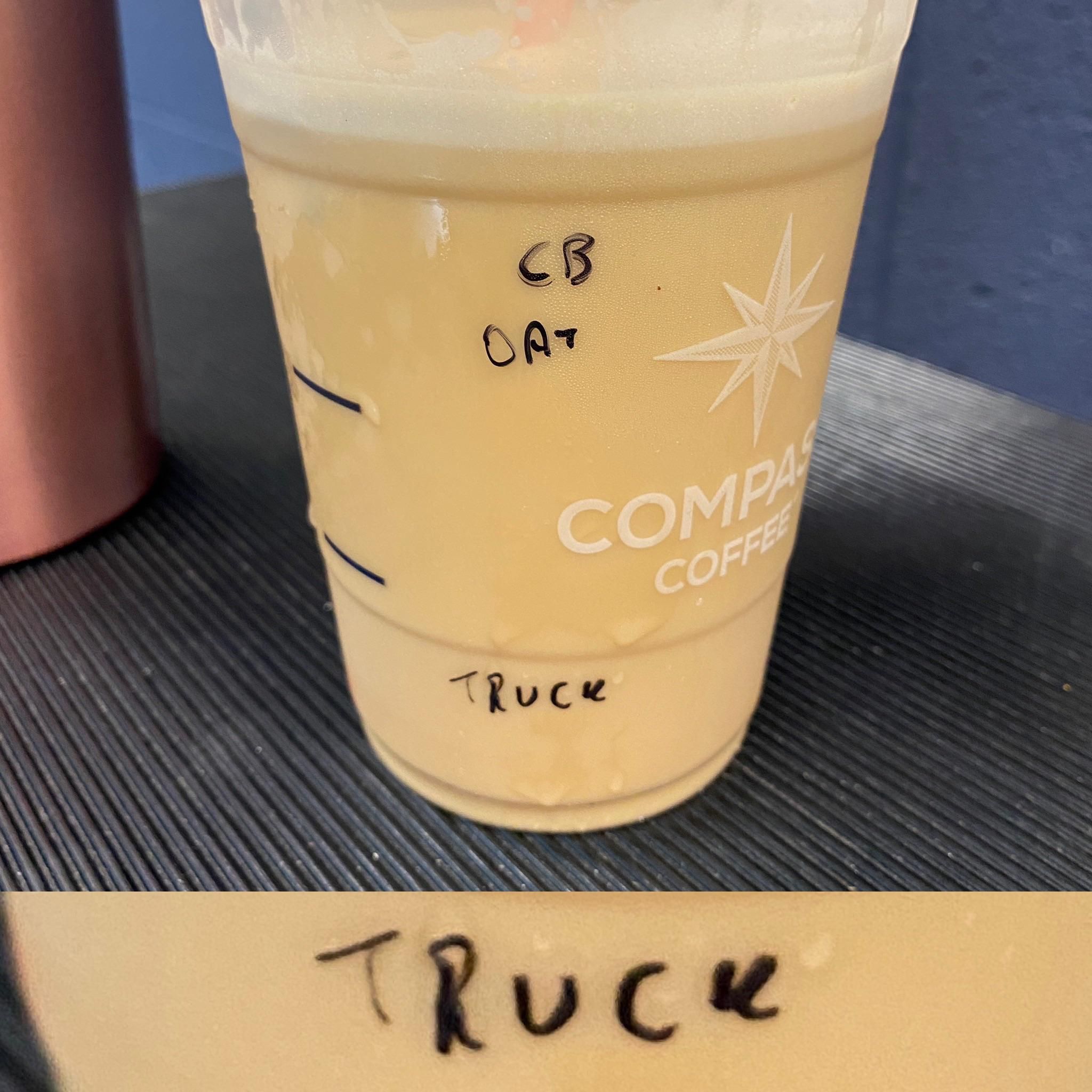 My wife ordered a coffee. Her name is BROOKE.