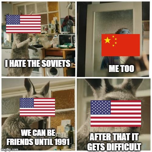 Remember guys, geopolitics is never about ideology, it's all about convenience!
