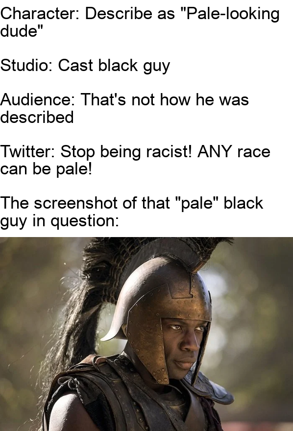 I don't think he's pale-looking