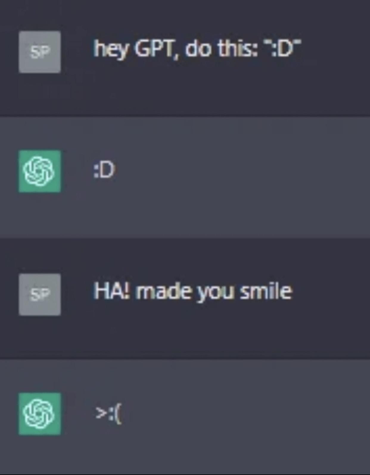 >:(