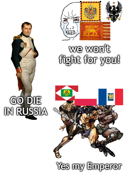 How people remember the napoleonic empire nowadays is wild