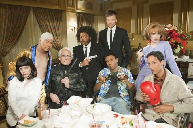 The cast of Pulp Fiction, 1994.