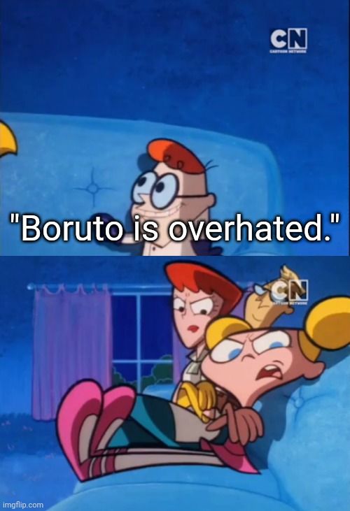 Show us on the doll where Boruto touched this sub
