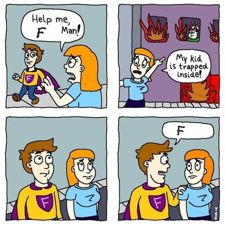 press F to F