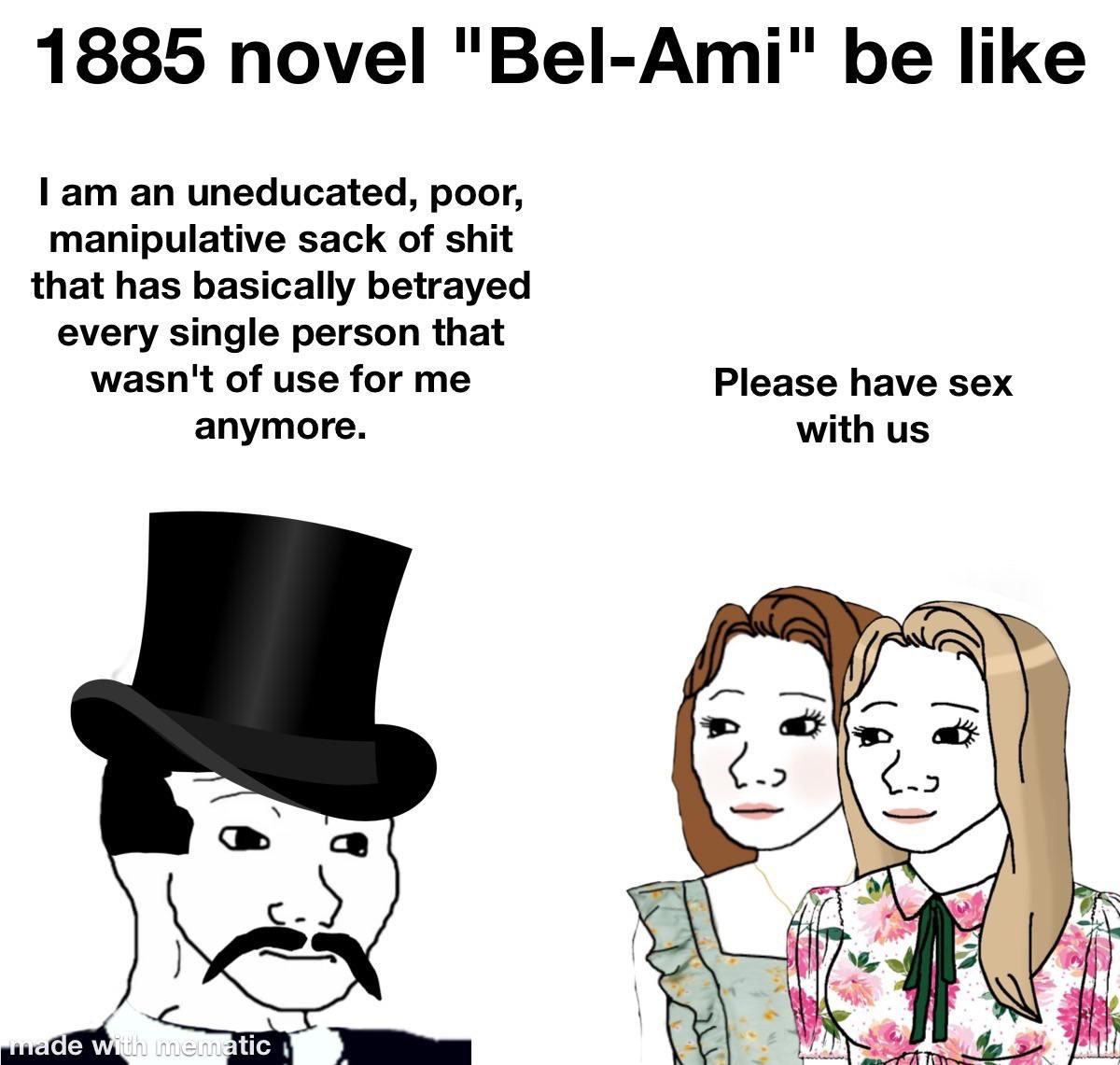 Day 1 of posting meme about french literrature
