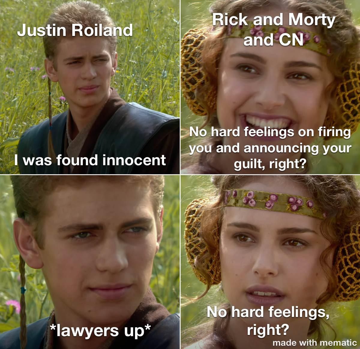Oh gee, I’m innocent, Rick