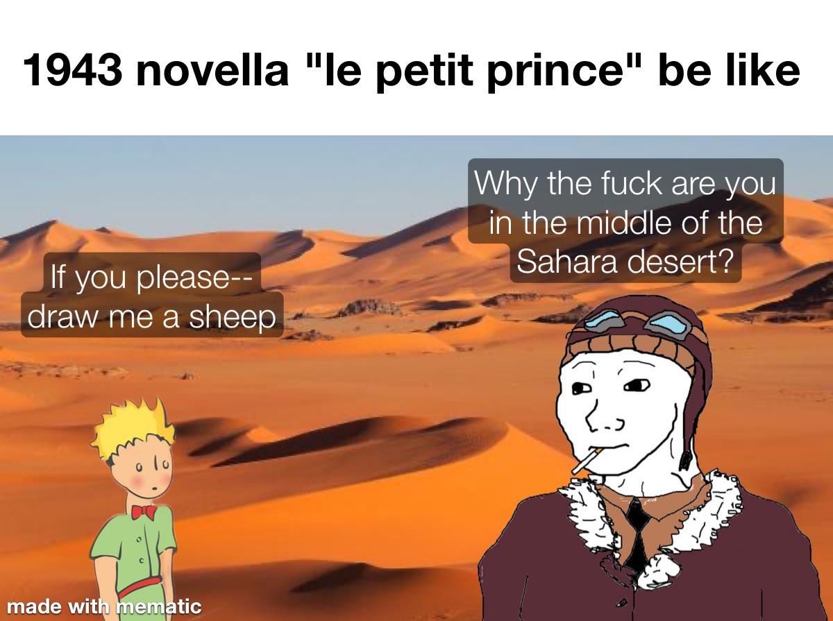 Day 3 of posting french literrature memes