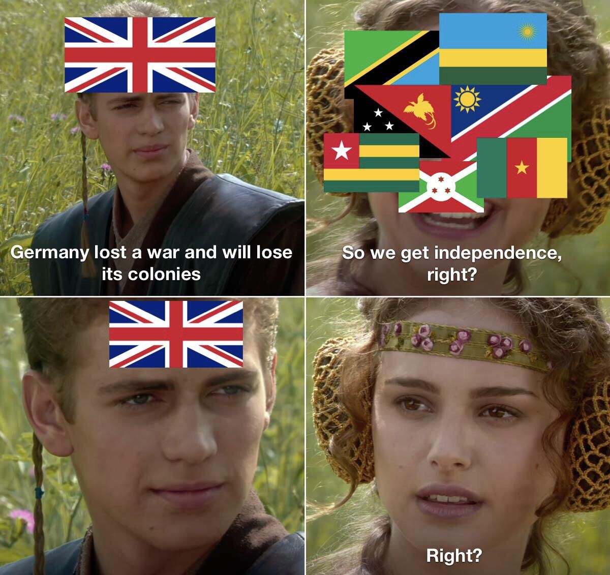 when uncolonized land