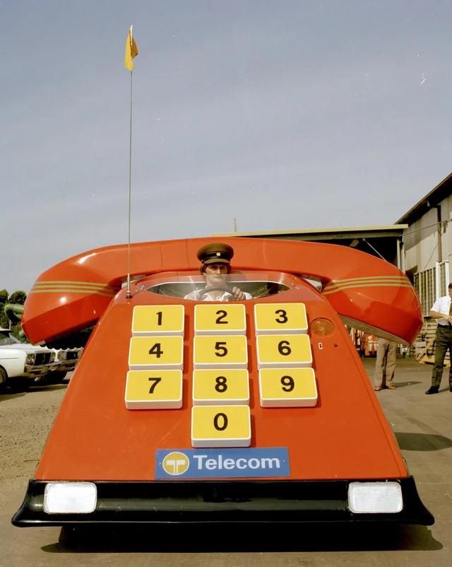 in the 80's having a car phone was very prestigious