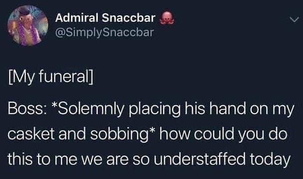 6 feet understaffed