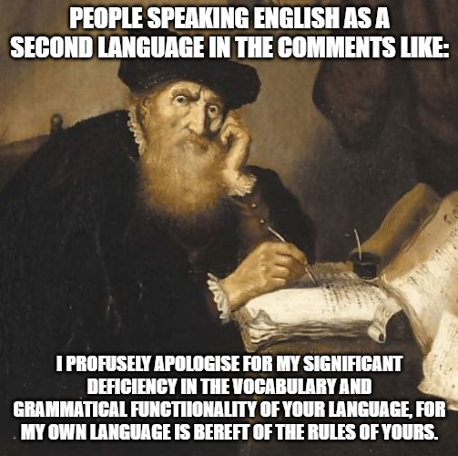 They do be speaking like that.
