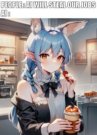 Biblically accurate anime girl