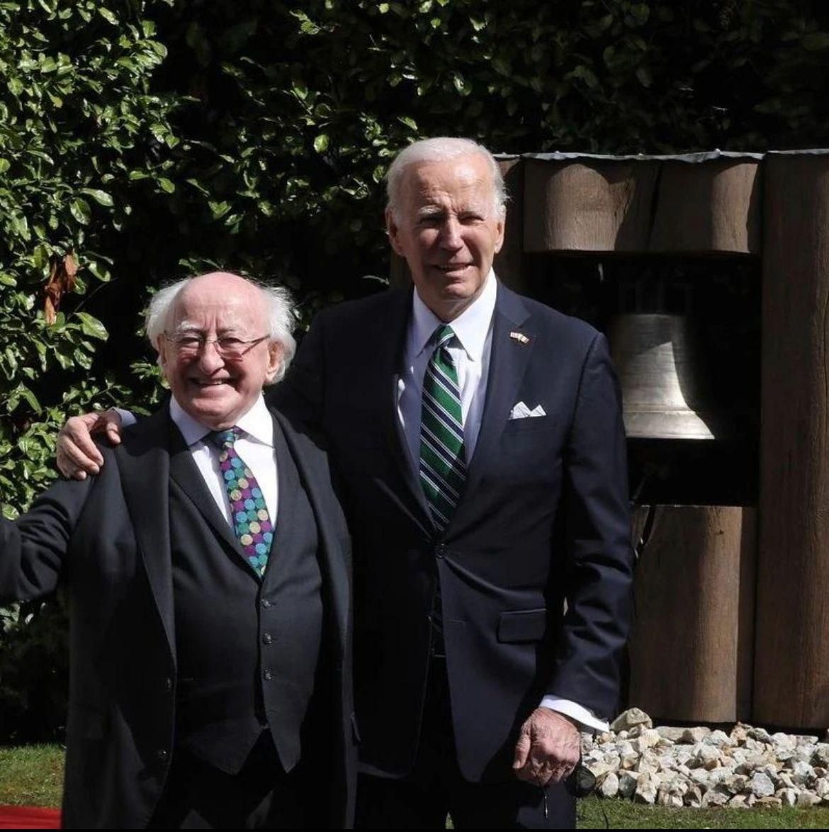 Joe Biden fails to claim the Leprechaun’s gold, Ireland 1993