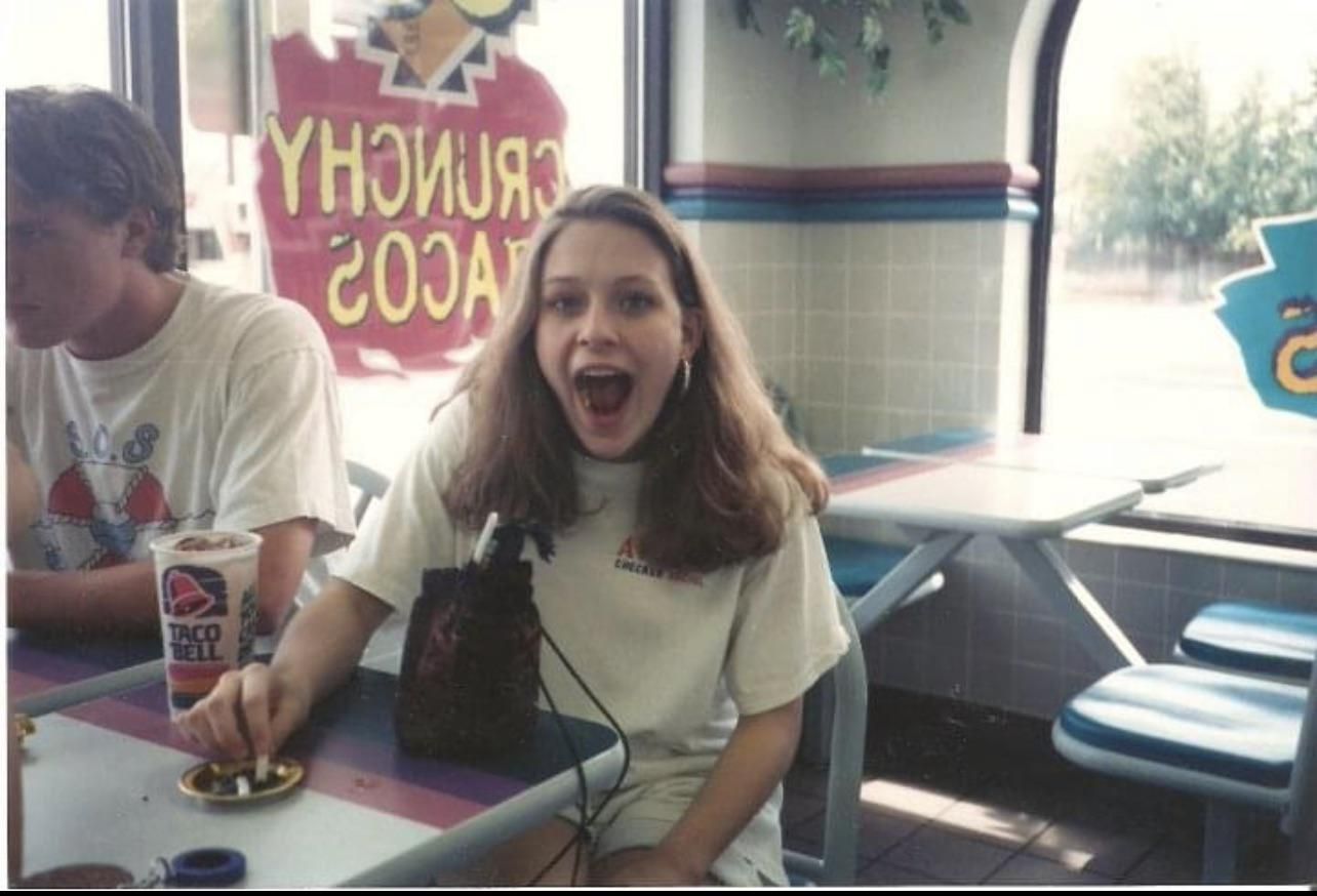 7 Layer Burritos and smoking cigarettes at Taco Bell. The 90s were sumpin’.