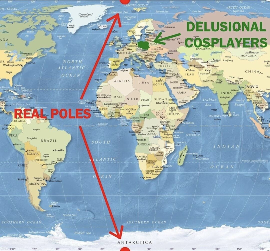 True poles