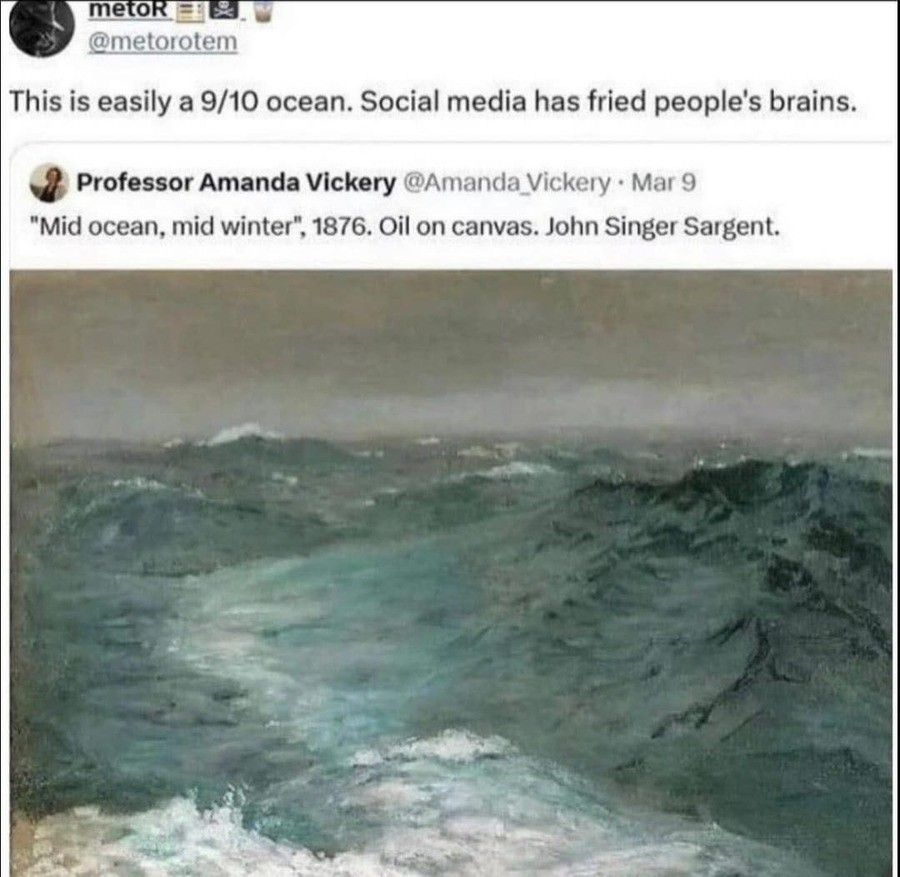 These people wouldn't recognize a good ocean if they were drowning in it