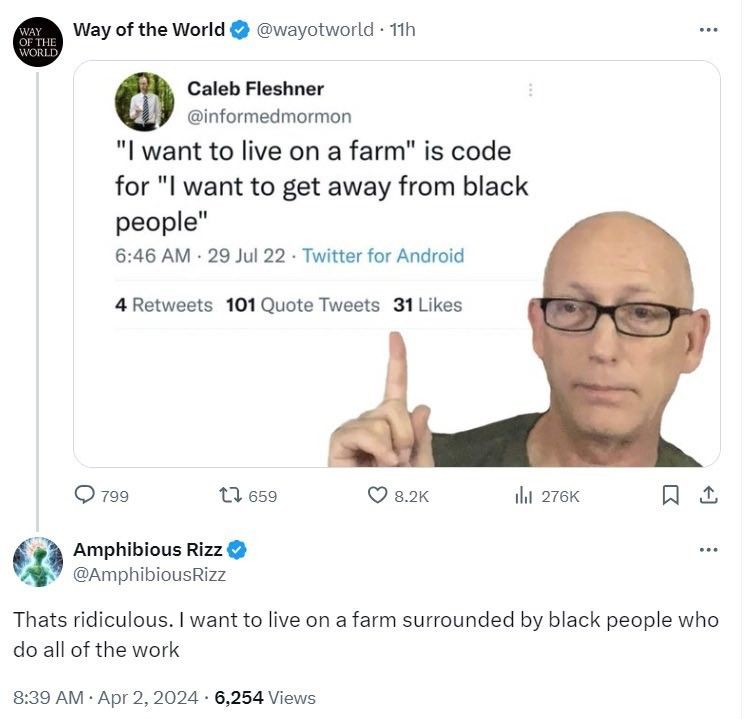 I want to live on a farm because I hate people