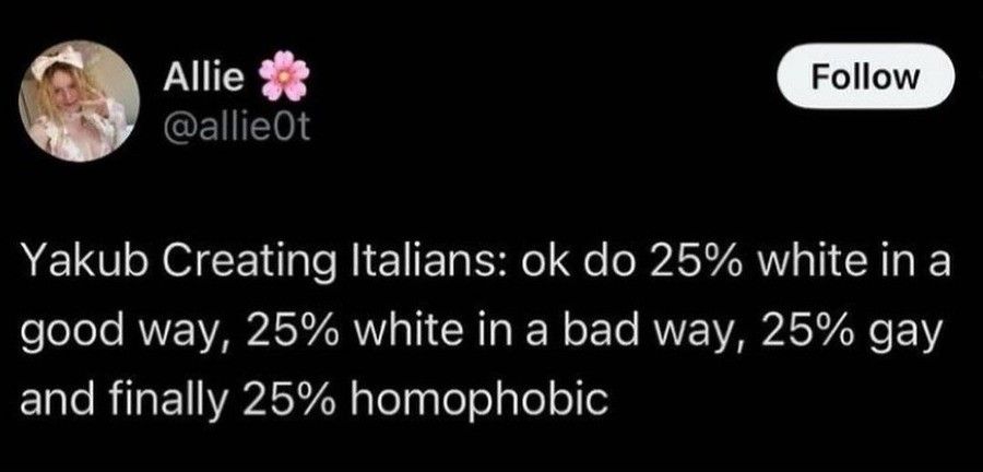 what part of Italians is the good kind of white?