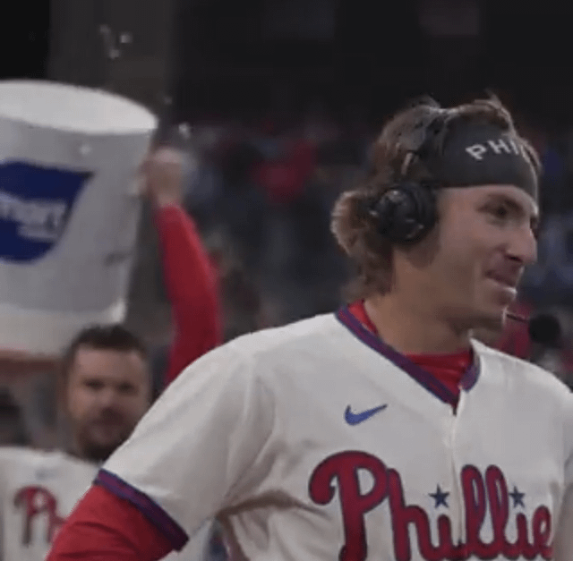 Invest in Schwarber pouring on Stott