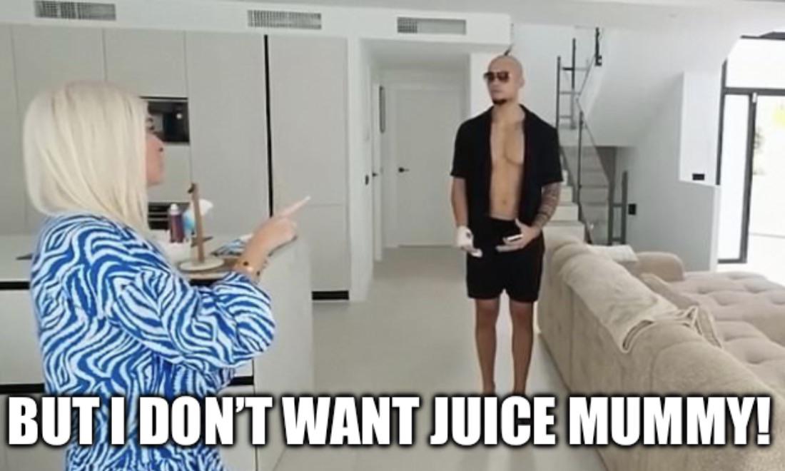 I don’t want juice Mummy!