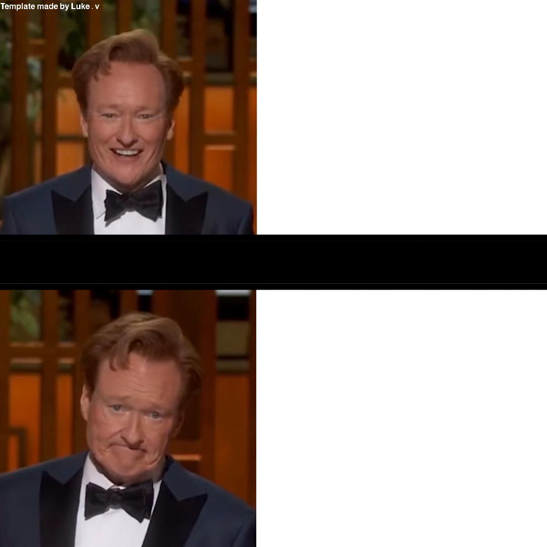 Template of Conan o Brian