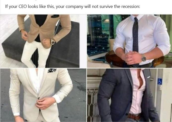 Be careful in this economy