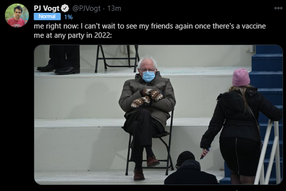 Invest in Bundled up Bernie