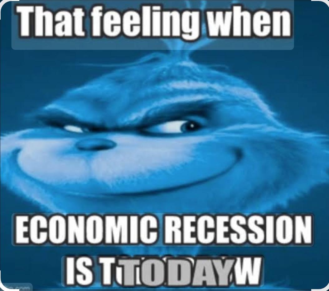 Early recession memes flying off the shelves!