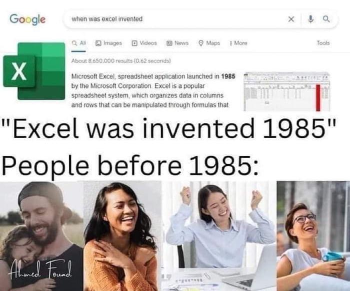 Invest more in happiness. Let us remove excel once again hahah