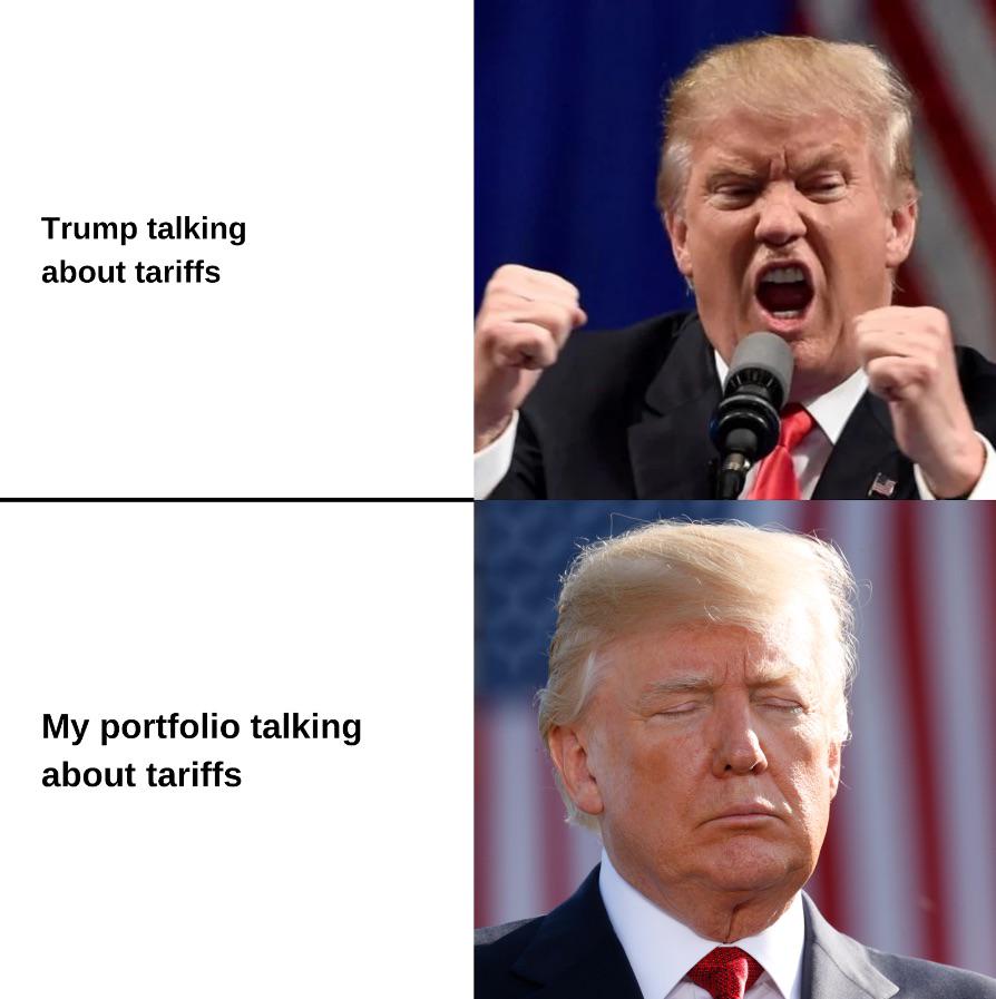 Whenever Trump opens his mouth my portfolio is sad.
