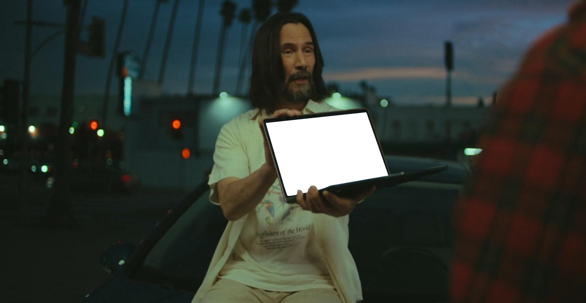 What could Keanu be showing us?