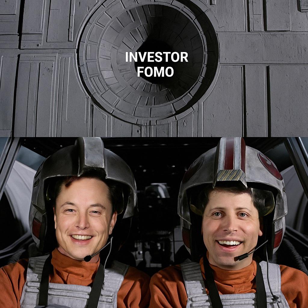 [BUY] Elon & Sam aiming straight for the weakness