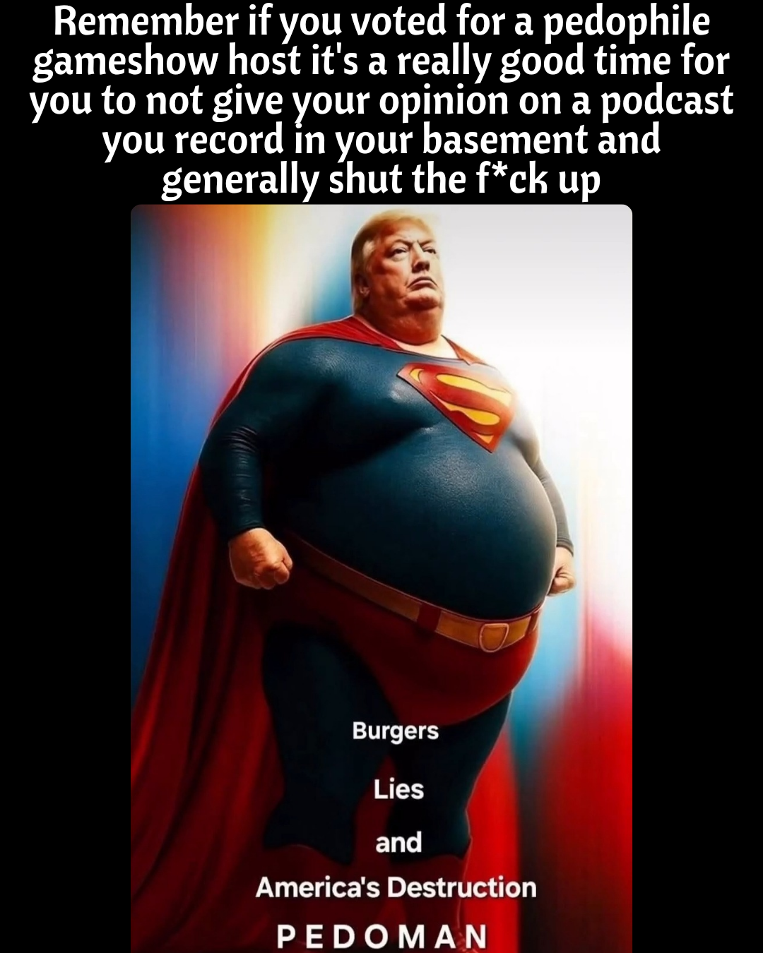Big time sell on your opinions
