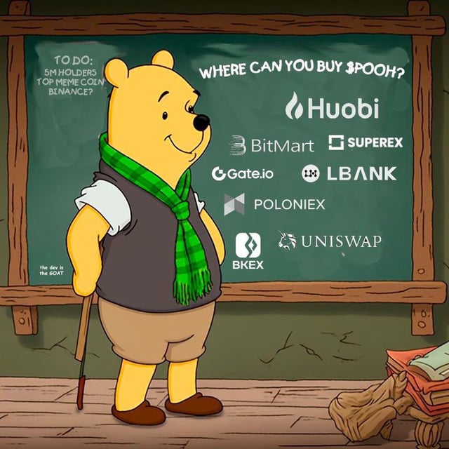 Buy the dip! Buy $POOH by @poohmoneyHQ now supported by BitMart, Huobi, Poloniex, and LBank. In an hour, trading will go live on Gate.io! Don't miss your chance to have a life-changing experience courtesy of $POOH. DYOR and join their community now a