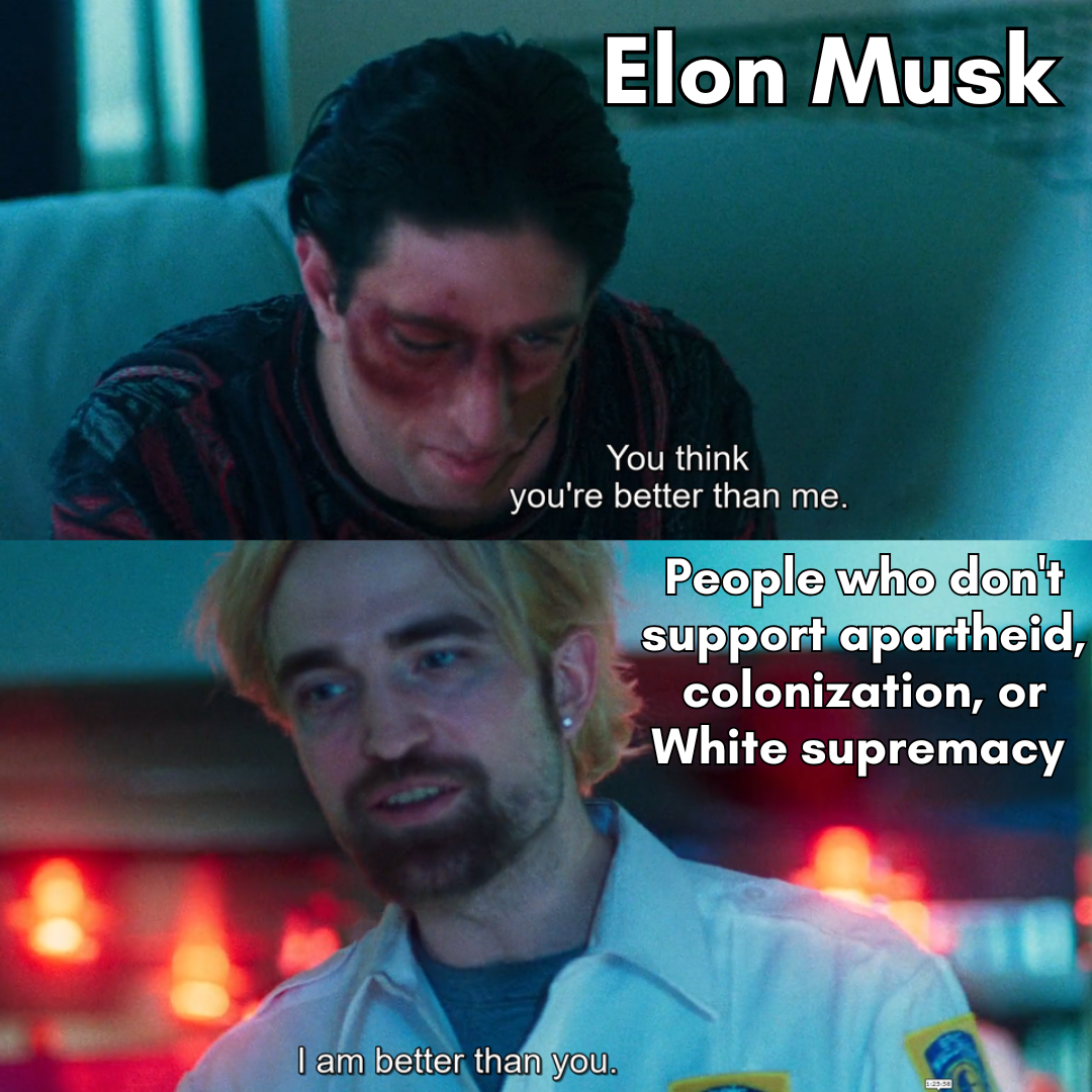 He should invest in bigger sunglasses