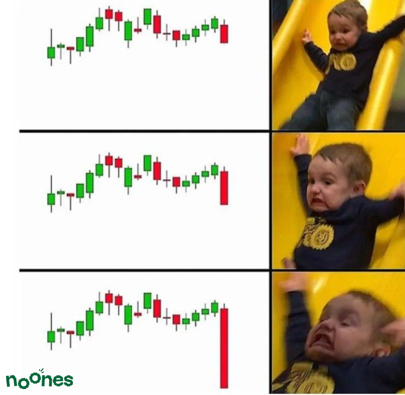 Investing in panic reaction memes because charts never lie