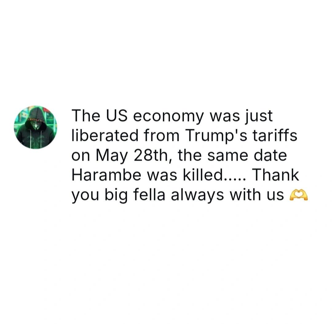 Harambe economy savior