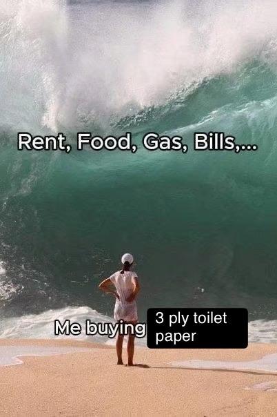 Invest in toilet paper!
