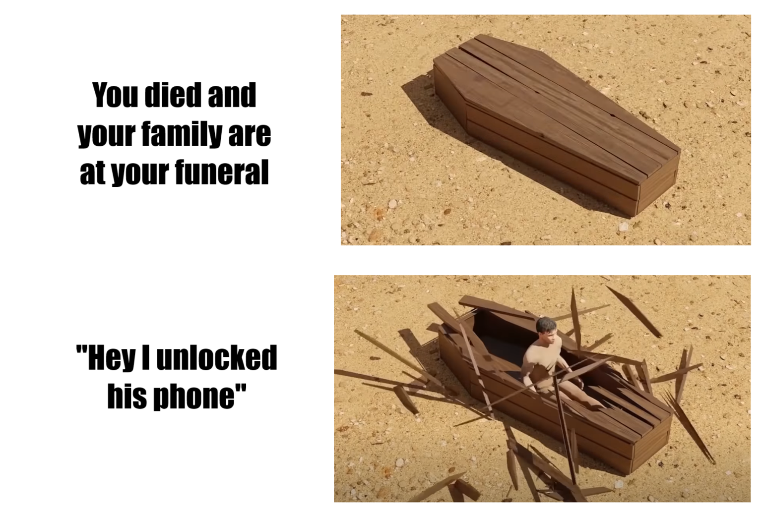 Invest in Coffin Break Meme